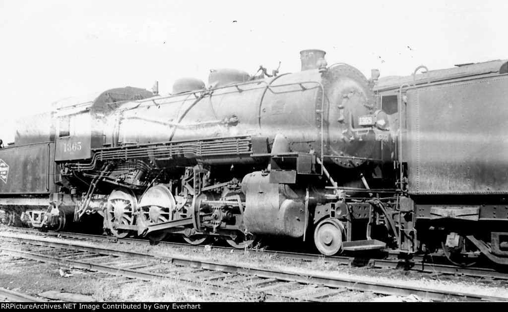 MILW 2-8-0 #1365 - Milwaukee Road